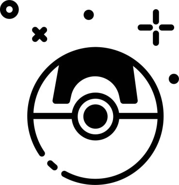 karakter web simgesi, basit vektör illüstrasyonu 