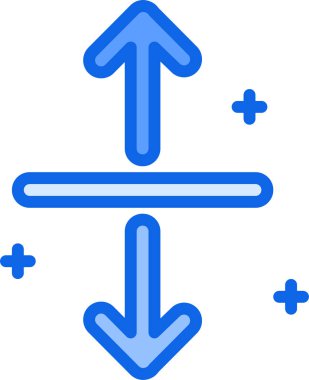 satır okları web simgesi, basit vektör tasarımı