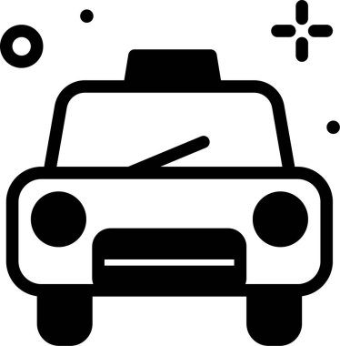 - Araba. Web simgesi basit illüstrasyon