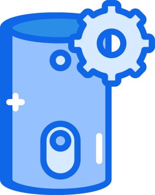 Ayarlar. Web simgesi basit illüstrasyon