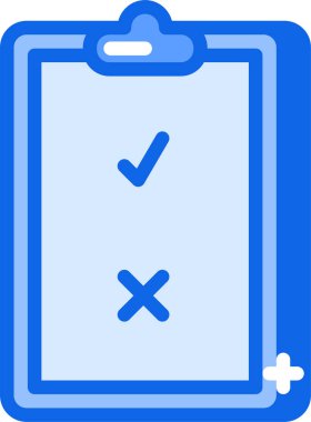 Kontrol listesi. Web simgesi basit illüstrasyon