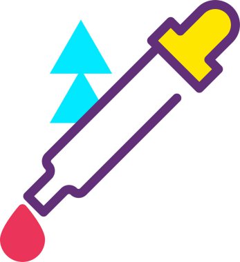 Düşüren. Web simgesi basit illüstrasyon