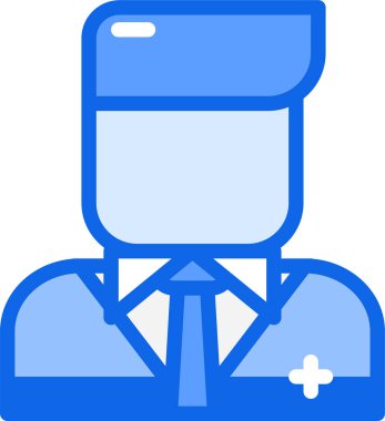 Hastane. Web simgesi basit illüstrasyon