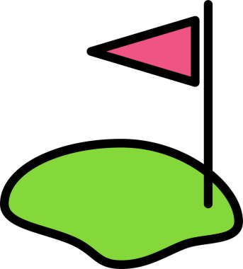 Güzel bir simgenin vektör illüstrasyonu