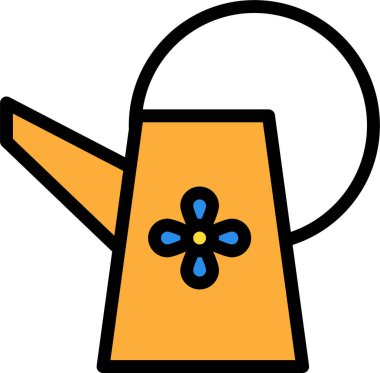 Su kutusu simgesi. vektör illüstrasyonu 