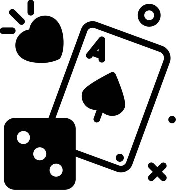 Poker oyunu. Web simgesi