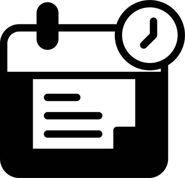 Takvim. Web simgesi basit illüstrasyon