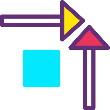 Yükle. Web simgesi basit illüstrasyon