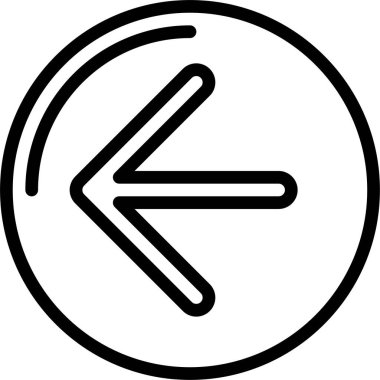 Siyah bir okun basit bir simgesi