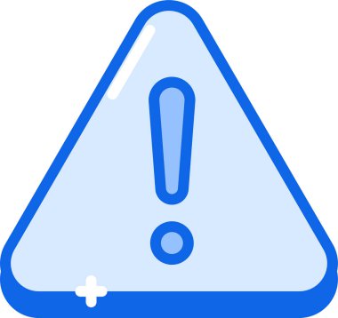 uyarı modern simgesi, vektör illüstrasyonu beyaz arkaplanda izole edildi 