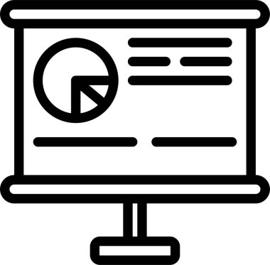 Bilgisayar. Web simgesi basit illüstrasyon