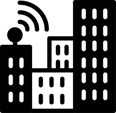 Otelde. Web simgesi basit tasarım