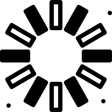 Bir yükleme simgesinin basit tasarımı