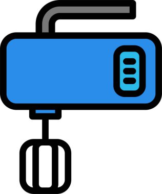 Karıştırıcı. Web simgesi basit illüstrasyon