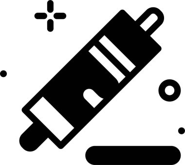 paten simgesi, vektör çizimi beyaz arkaplanda izole edildi