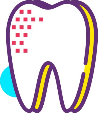 Diş ipi. Basit resimleme