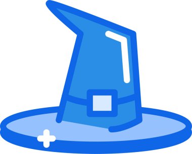 Cadı şapkası. Basit resimleme