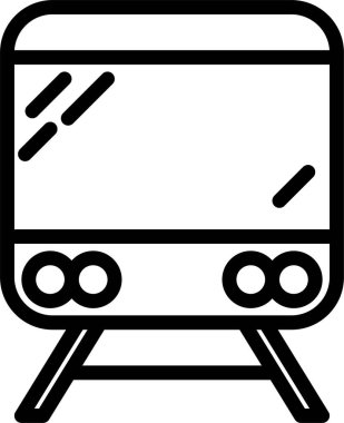 tren. Web simgesi basit illüstrasyon