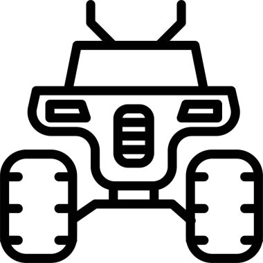 TV web simgesi, basit vektör illüstrasyonu