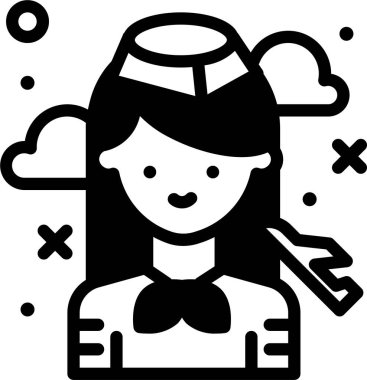 Avatar simgesi, vektör illüstrasyonu