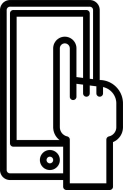 Cep telefonu. Basit resimleme