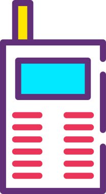 Yazıcı. Web simgesi basit illüstrasyon