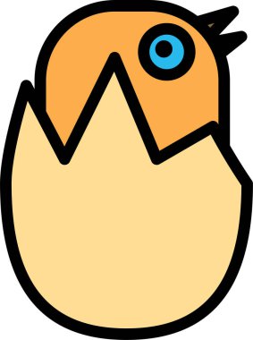 Güzel bir kuşun vektör çizimi