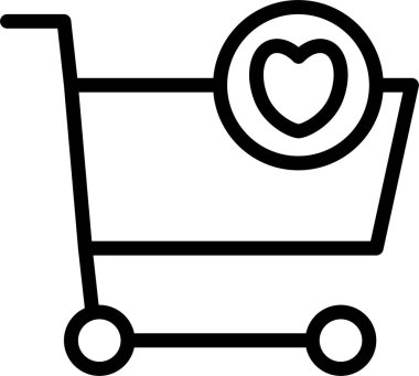 Alışveriş arabası. Basit tasarım