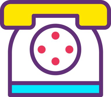 video. Web simgesi basit illüstrasyon