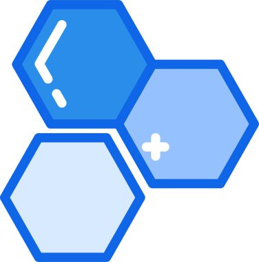Tıbbi bir simgenin vektör illüstrasyonu