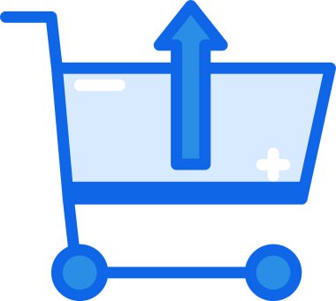 Alışveriş arabası. Basit tasarım