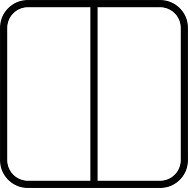 Bir kitap simgesinin vektör illüstrasyonu