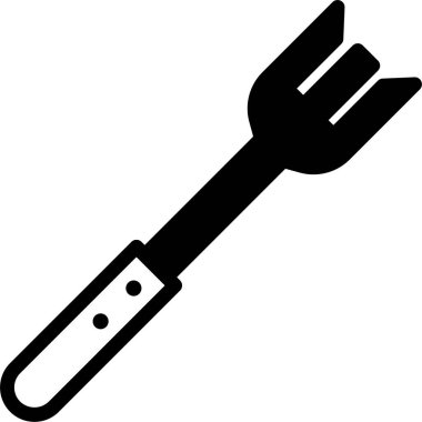 Çatal. Web simgesi basit illüstrasyon