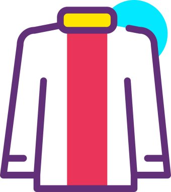 Havlu. Web simgesi basit illüstrasyon