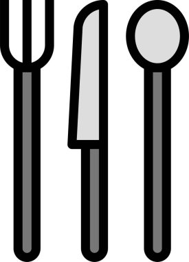 Bıçak. Web simgesi basit tasarım