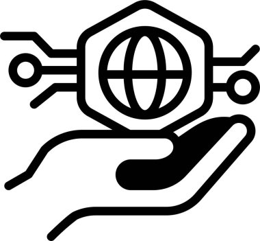 Düz tasarım simgesine sahip bilim ve teknoloji kavramı beyaz arkaplanda izole edildi 