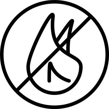 Sigara içmek yok. Basit resimleme