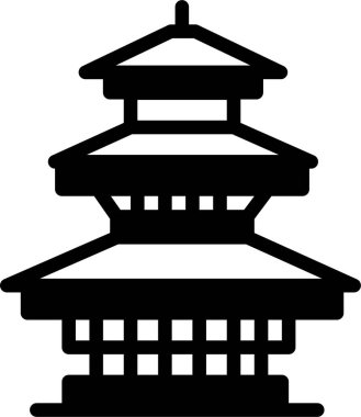 Bina. Web simgesi basit tasarım