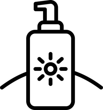 Su. Web simgesi basit illüstrasyon