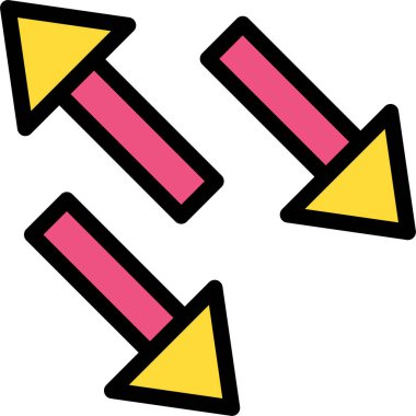 Ok. Web simgesi basit illüstrasyon