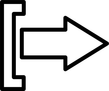 Ok. Web simgesi basit illüstrasyon