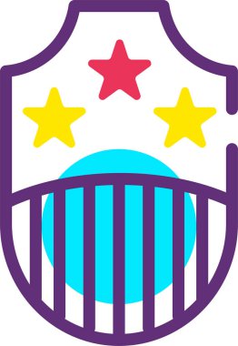 Yıldız. Web simgesi basit illüstrasyon