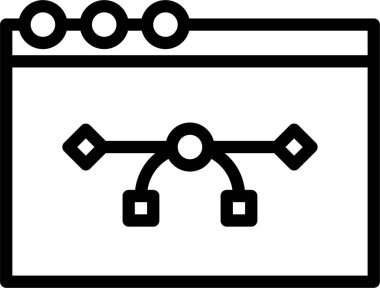 seo modern simgesinin vektör illüstrasyonu