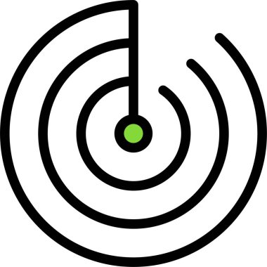 Hedef. Web simgesi basit illüstrasyon