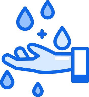 Su damlası. vektör illüstrasyonu