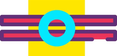 İsveç bayrağı. vektör illüstrasyonu