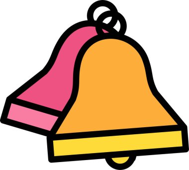 Zil. Web simgesi basit illüstrasyon