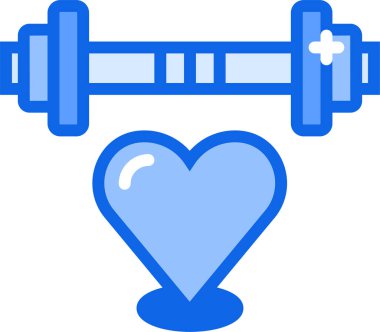 Aşk kalbi. Web simgesi basit illüstrasyon