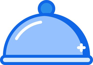 Mavi şapka. Web simgesi