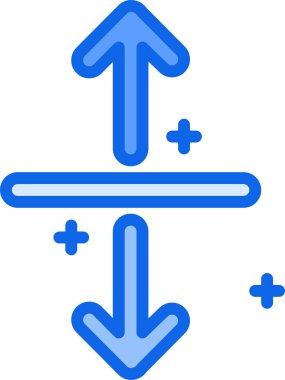 satır okları web simgesi, basit vektör tasarımı